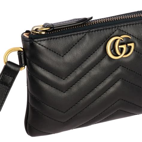 pochette gucci nera pelle|Gucci borse.